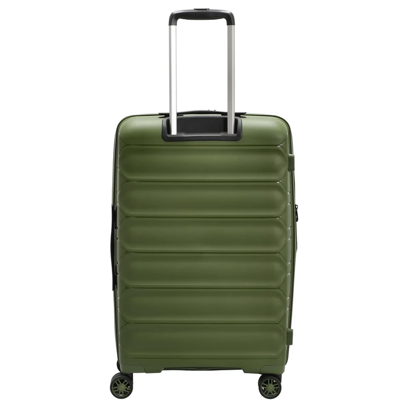 D&N Travel Line 4700+ - 4-Rollen-Trolley M 68 cm erw. (olive green)