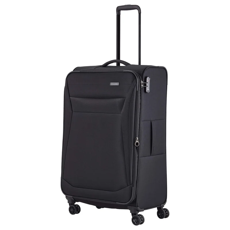 Travelite Chios - 4-Rollen-Trolley L 78 cm erw. (schwarz)
