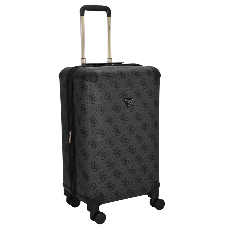 Guess Berta 22 IN - 4-Rollen-Trolley 64 cm erw. (coal logo)