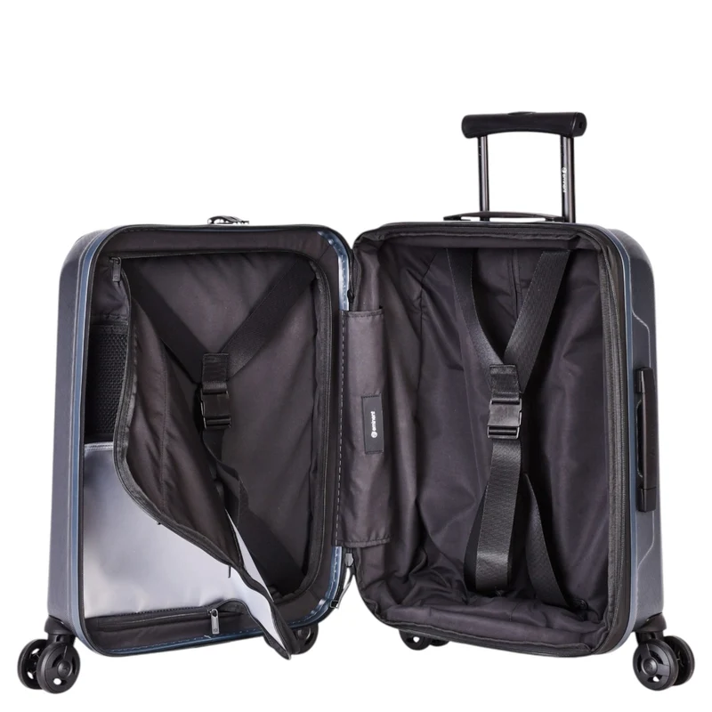 Eminent KAPSTADT BUSINESS PREMIUM - 4-Rollen-Kabinentrolley 55 cm erw. (dunkelgrau)