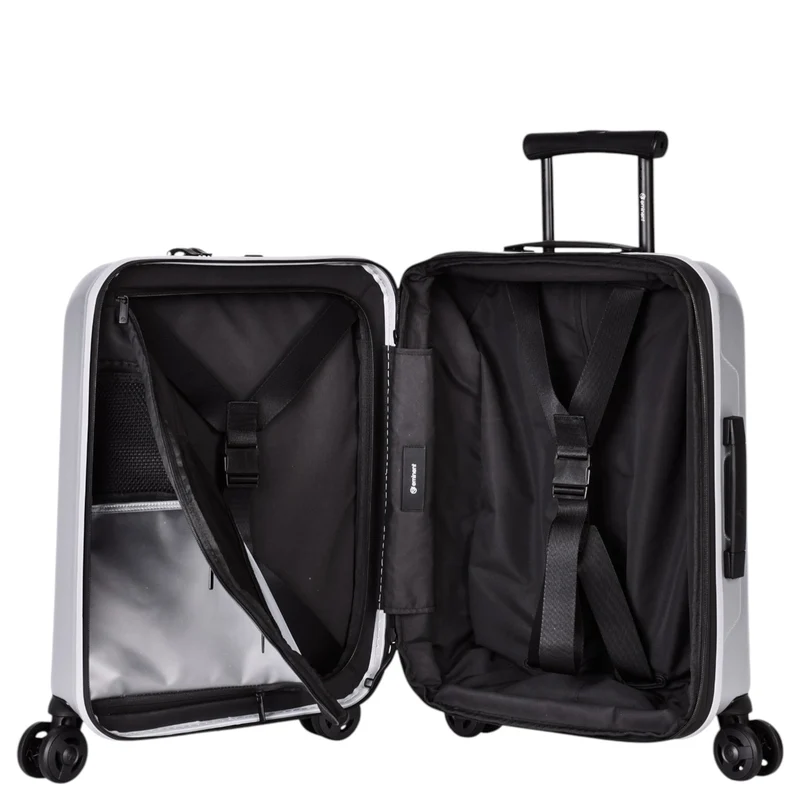 Eminent KAPSTADT BUSINESS PREMIUM - 4-Rollen-Kabinentrolley 55 cm erw. (silber)
