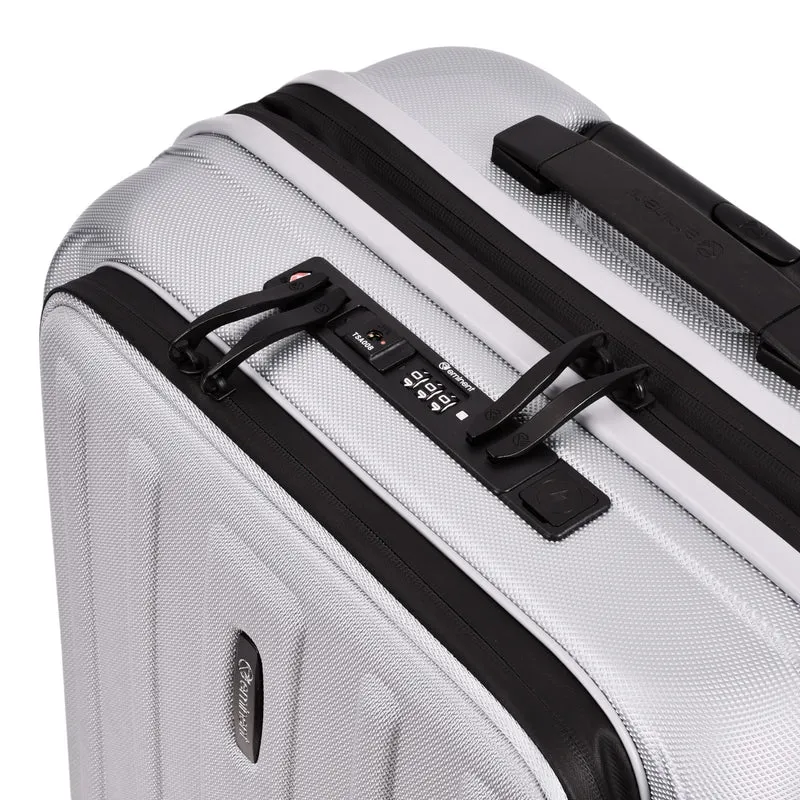 Eminent KAPSTADT BUSINESS PREMIUM - 4-Rollen-Kabinentrolley 55 cm erw. (silber)