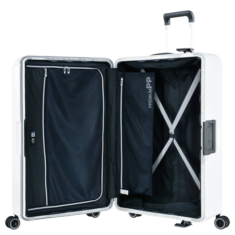 Eminent VERTICA - 4-Rollen-Trolley 76 cm (weiß)