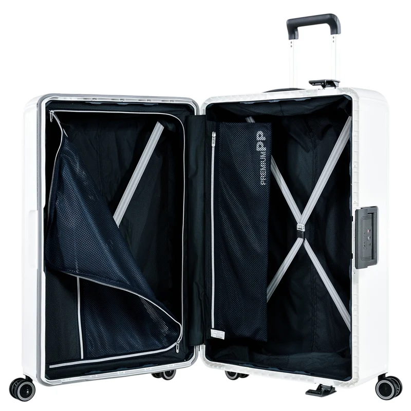 Eminent VERTICA - 4-Rollen-Trolley 76 cm (weiß)