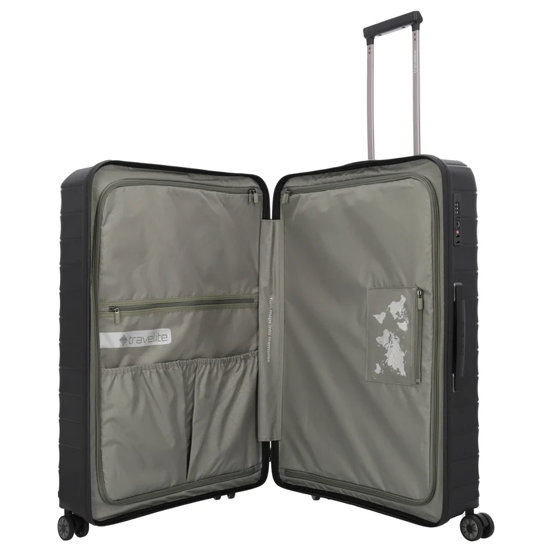 Travelite Mooby - 4-Rollen-Trolley L 77 cm (black)
