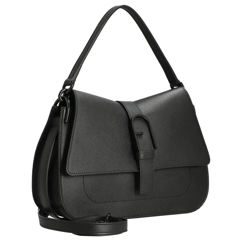 Furla Flow M - Schultertasche 26 cm (black)