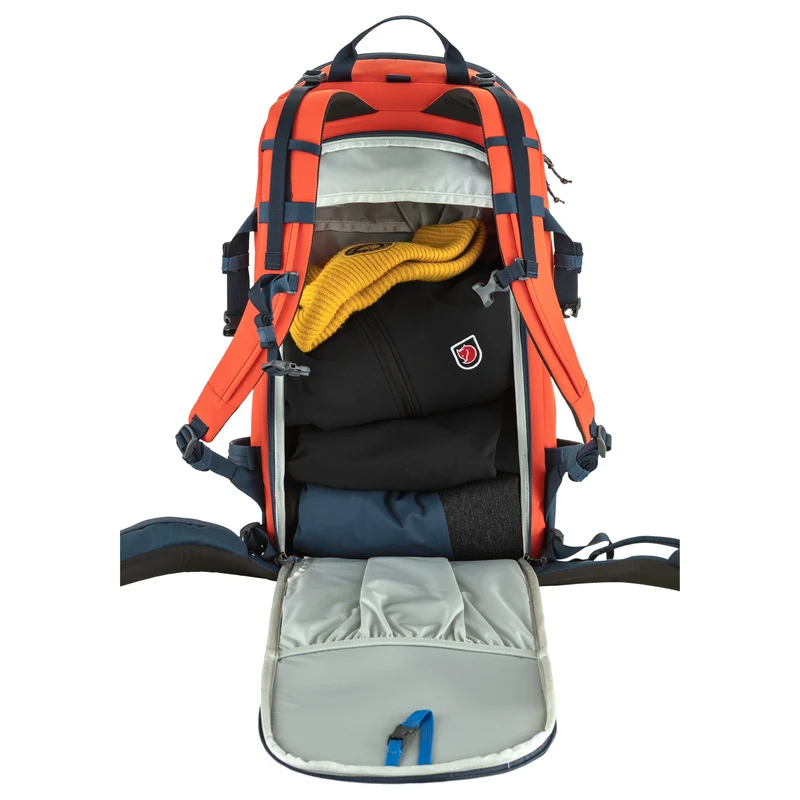 Fjällräven Bergtagen Touring 30 - Skirucksack (flame orange-mountain blue, M/L)