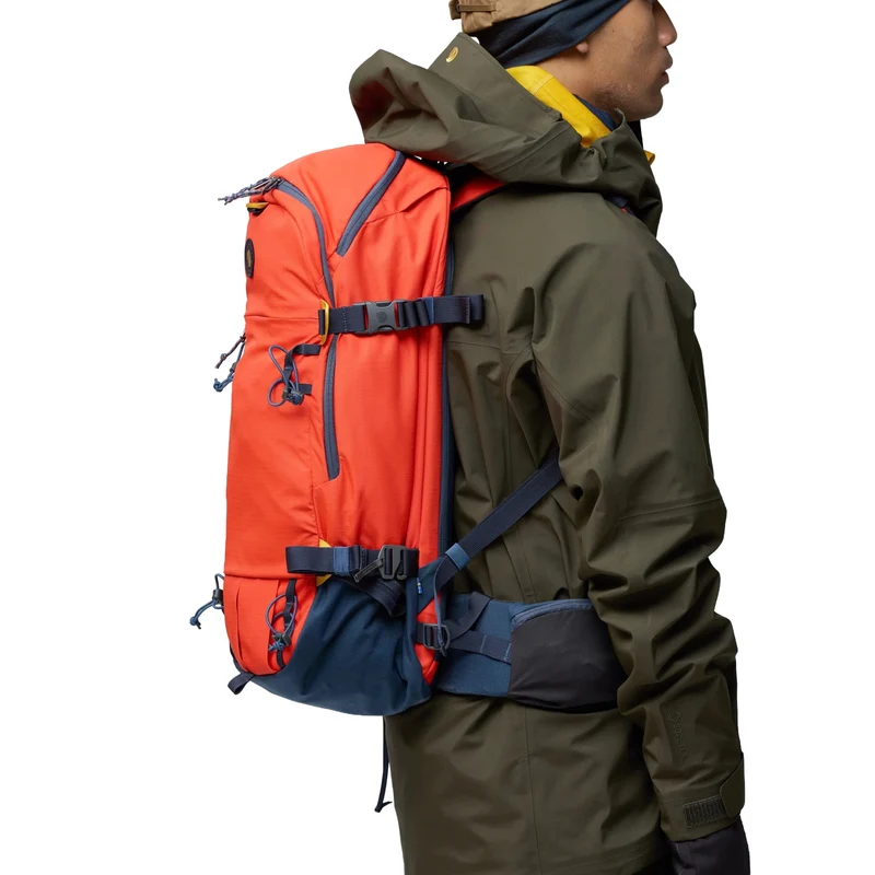 Fjällräven Bergtagen Touring 30 - Skirucksack (flame orange-mountain blue, M/L)