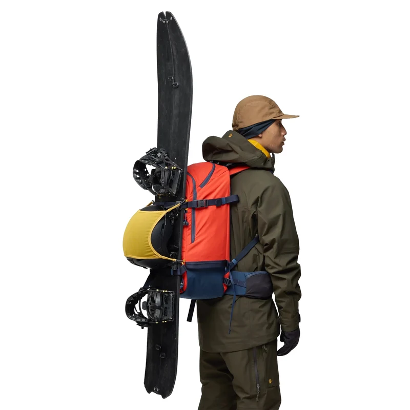 Fjällräven Bergtagen Touring 30 - Skirucksack (flame orange-mountain blue, M/L)