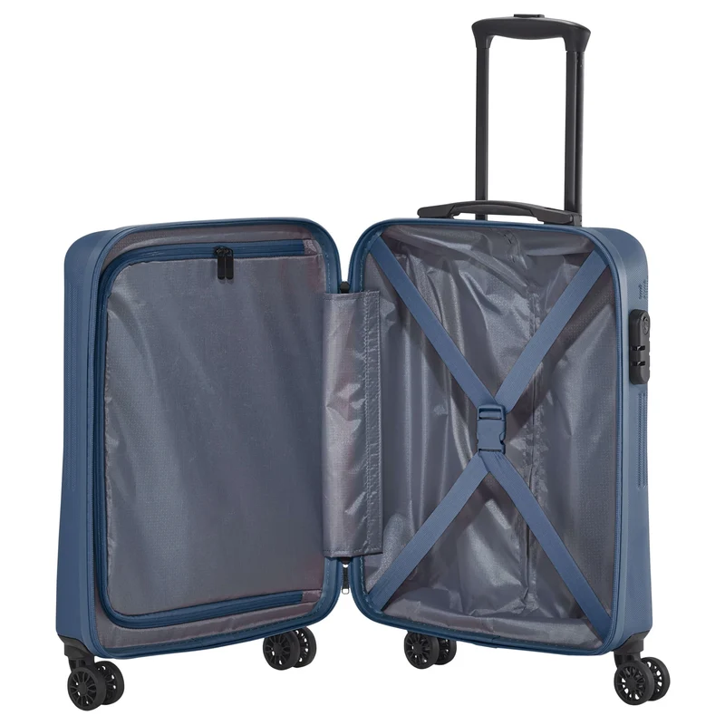 Travelite Bali - 4-Rollen-Kabinentrolley S 55 cm (blau)