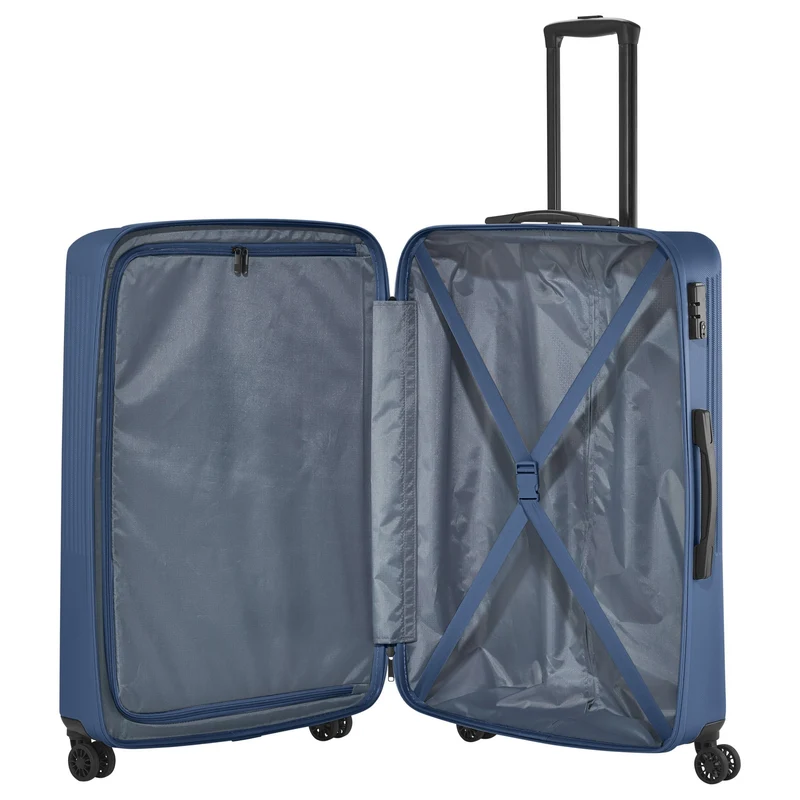 Travelite Bali - 4-Rollen Trolley Set 3tlg. (blau)
