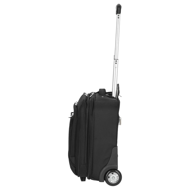 D&N Business - 2-Rollen Businesstrolley 43 cm Polyester (schwarz)