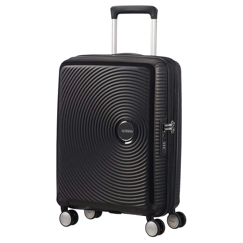 American Tourister Soundbox - 4-Rollen-Kabinentrolley 55 cm erw. (schwarz)