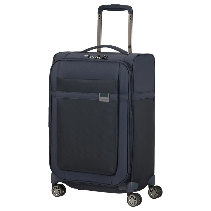 Samsonite Airea - 4-Rollen-Kabinentrolley 55 cm erw. (dark blue)