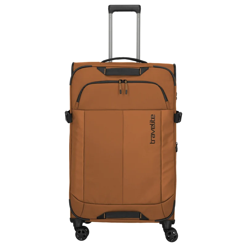 Travelite Briize - 4-Rollen-Trolley L 78 cm erw. (curry)