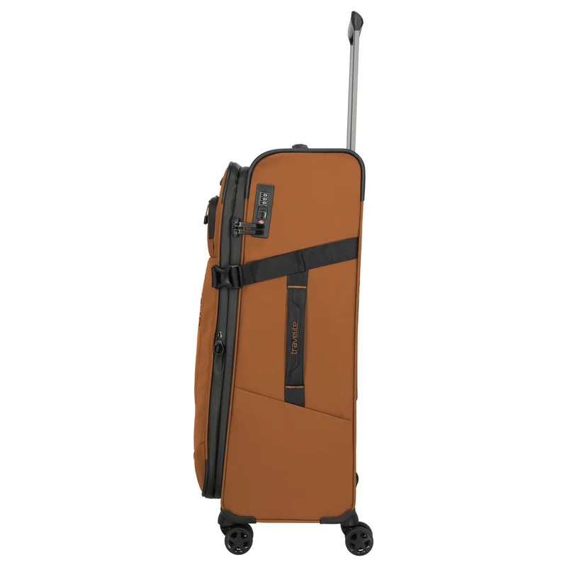 Travelite Briize - 4-Rollen-Trolley L 78 cm erw. (curry)