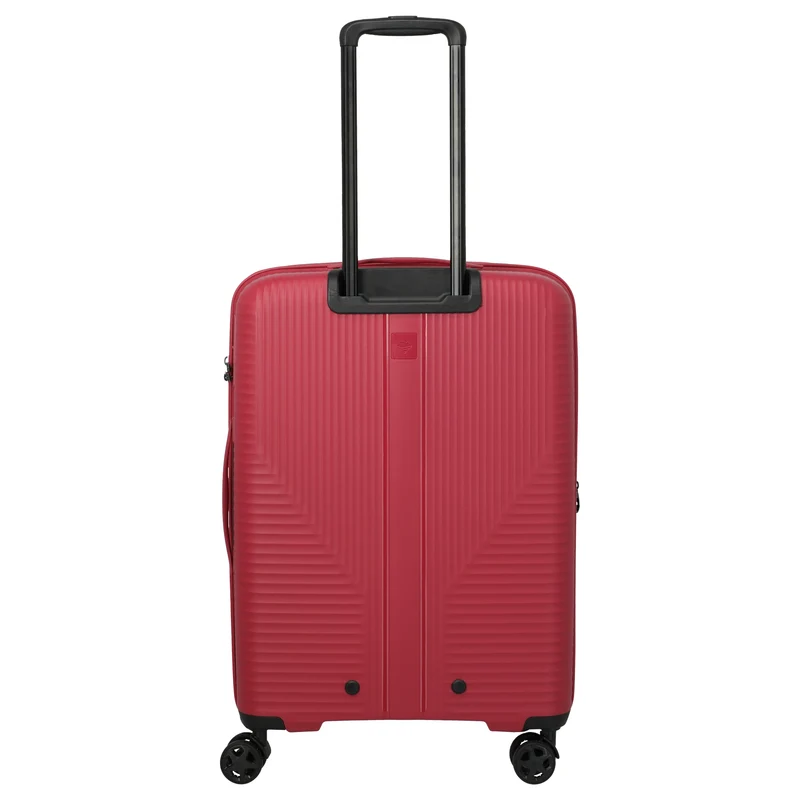 Travelite Air Stripe - 4-Rollen-Trolley 66 cm erw. (red)