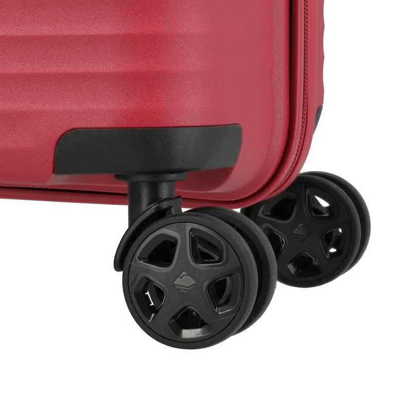 Travelite Air Stripe - 4-Rollen-Trolley 66 cm erw. (red)