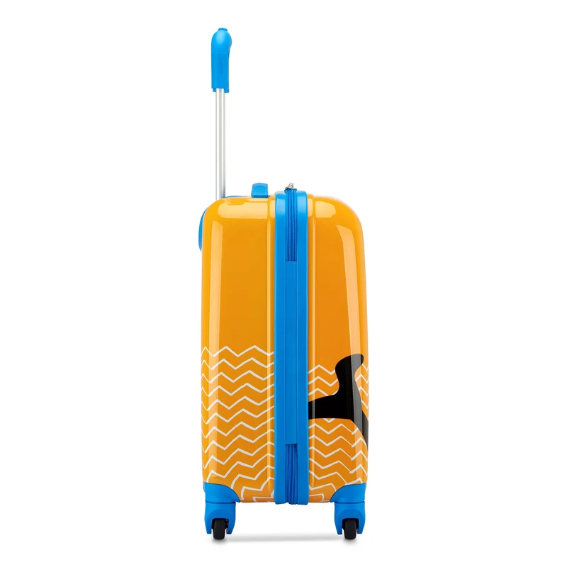 Roncato Looney Tunes Kids - 4-Rollen-Kindertrolley 44 cm (Daffy Duck Arancio)