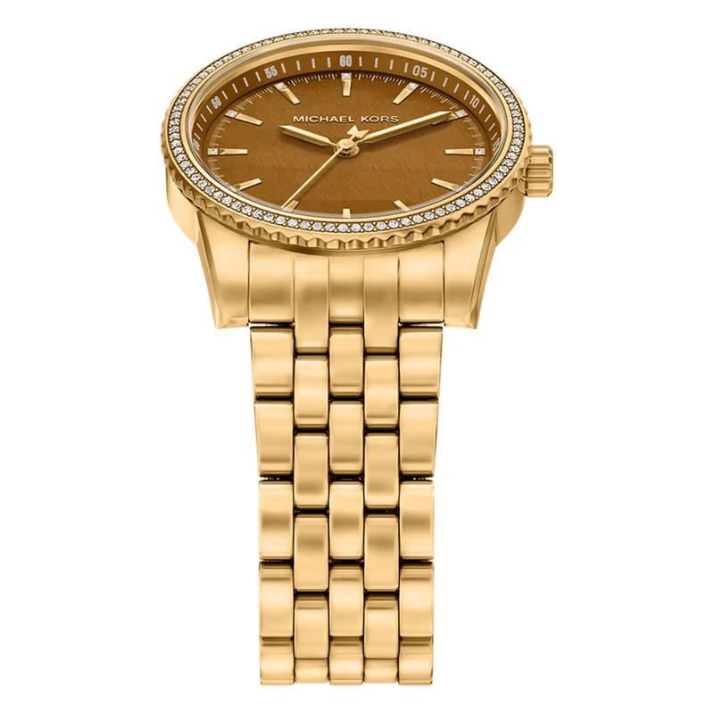 Michael Kors Bryant Round Brown Dial Watch MK7581