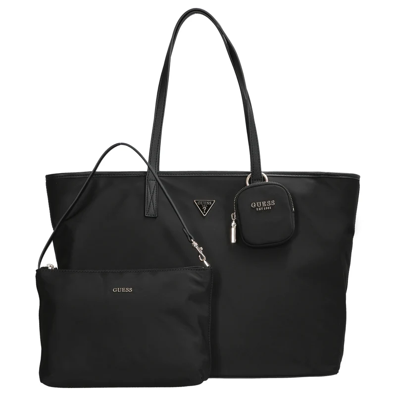Guess Eco Gemma Tech Tote - Shopper L mit herausnehmbarer Pouch 50 cm (black)