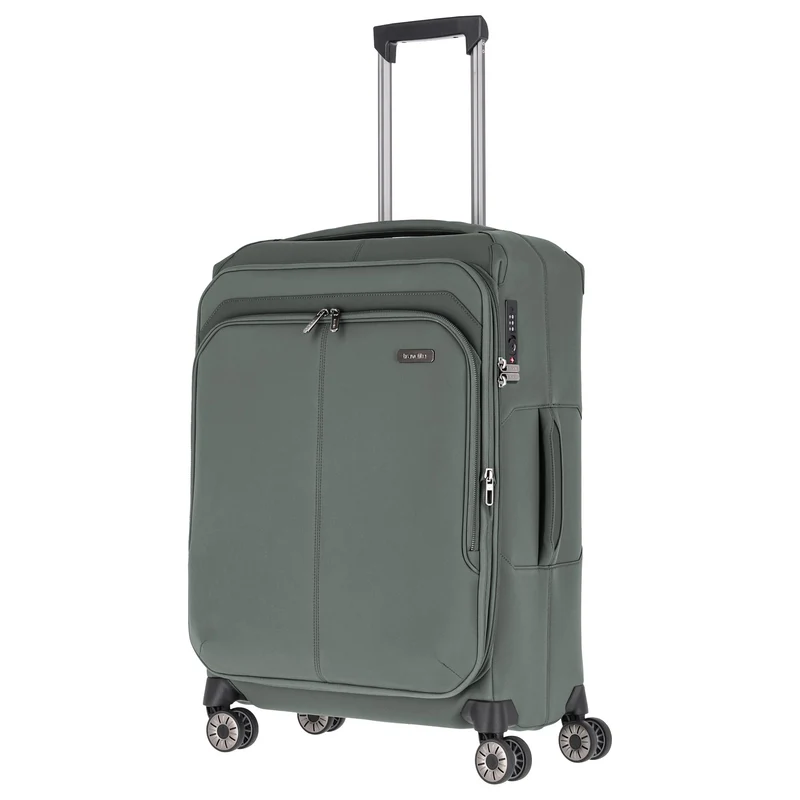 Travelite Priima - 4-Rollen-Trolley M 68 cm erw. (olive)