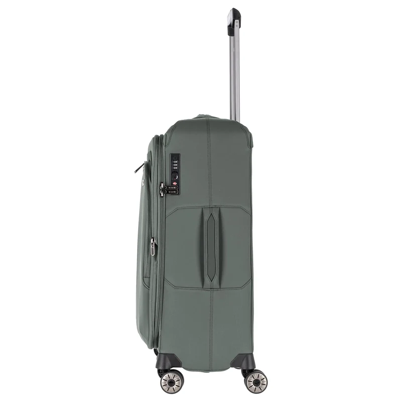 Travelite Priima - 4-Rollen-Trolley M 68 cm erw. (olive)