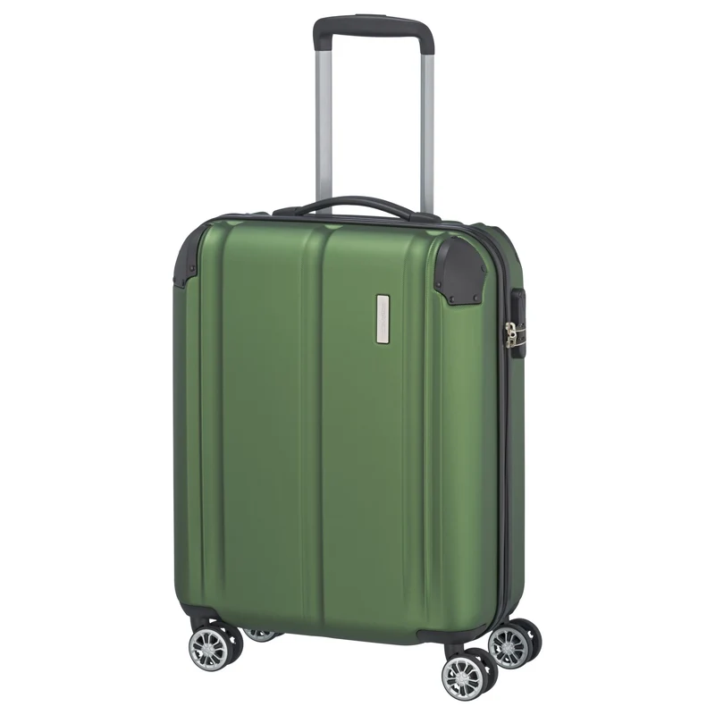 Travelite City - 4-Rollen-Kabinentrolley S 55 cm (green)