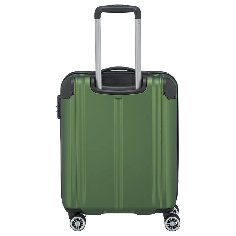Travelite City - 4-Rollen-Kabinentrolley S 55 cm (green)