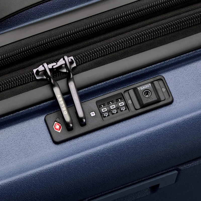 Delsey Paris Turenne 2.0 - 4-Rollen-Kabinentrolley S 56 cm erw. (nachtblau)