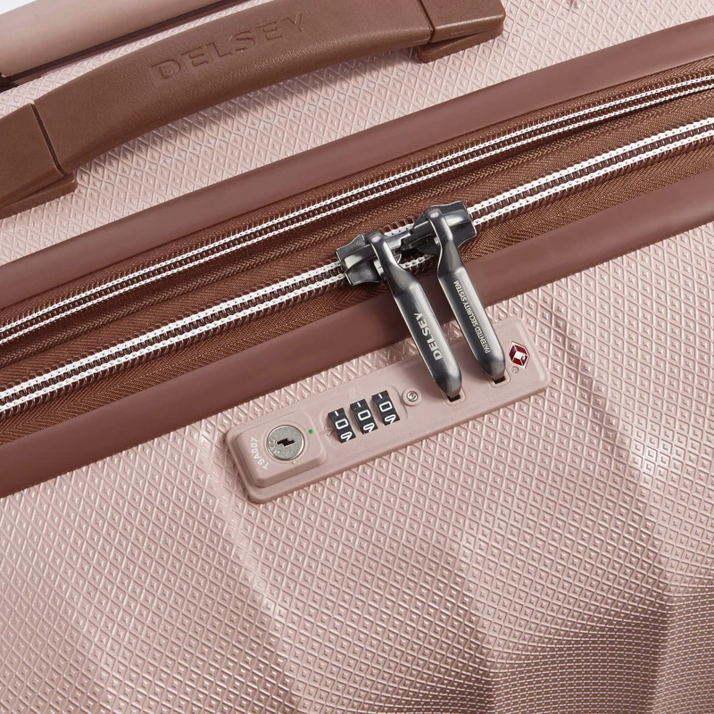 Delsey Paris Carrousel - 4-Rollen-Trolley 67 cm erw. (pink)