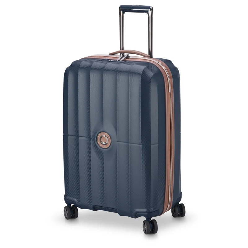 Delsey Paris Carrousel - 4-Rollen-Trolley 67 cm erw. (marineblau)