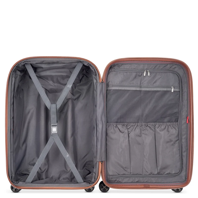 Delsey Paris Carrousel - 4-Rollen-Trolley 67 cm erw. (marineblau)