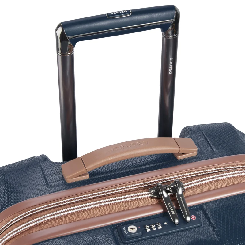 Delsey Paris Carrousel - 4-Rollen-Trolley 67 cm erw. (marineblau)