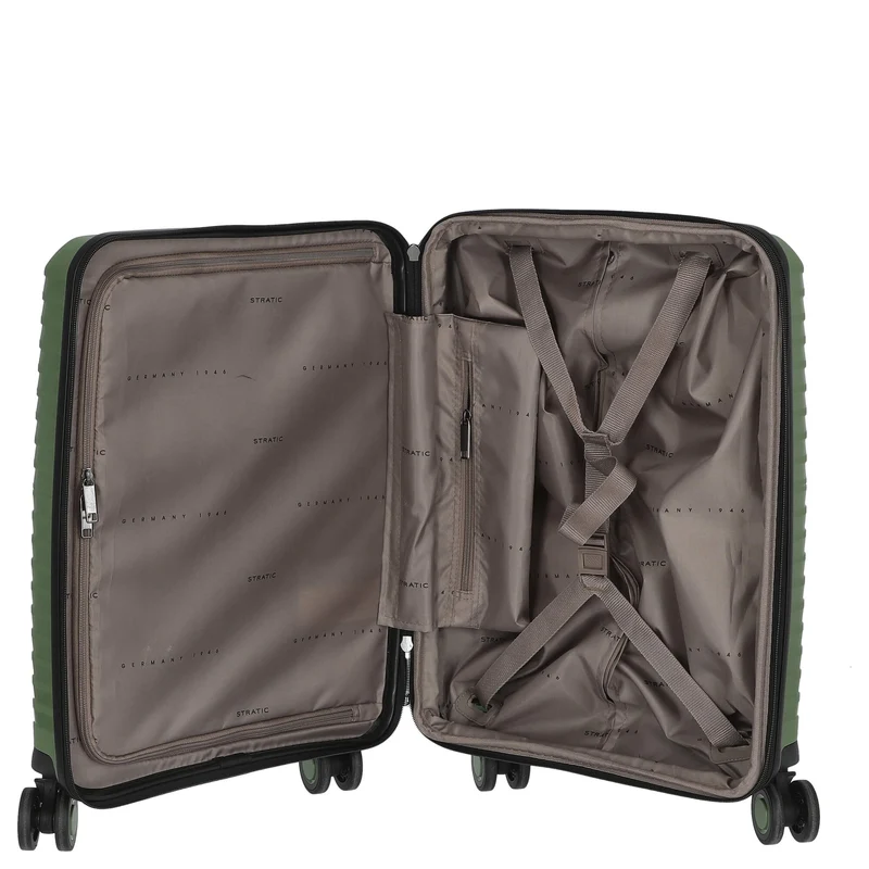 Stratic Bright+ - 4-Rollen-Trolley 56 cm S erw. (olive)