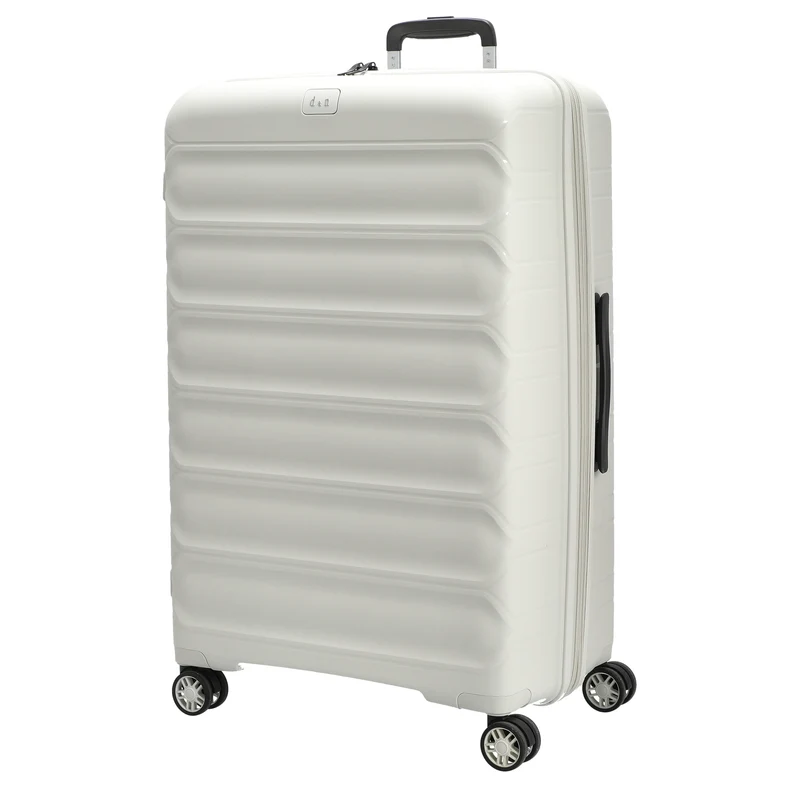 D&N Travel Line 4700+ - 4-Rollen-Trolley L 78 cm erw. (cream white)