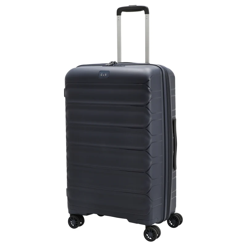 D&N Travel Line 4700+ - 4-Rollen-Trolley M 68 cm erw. (navy)