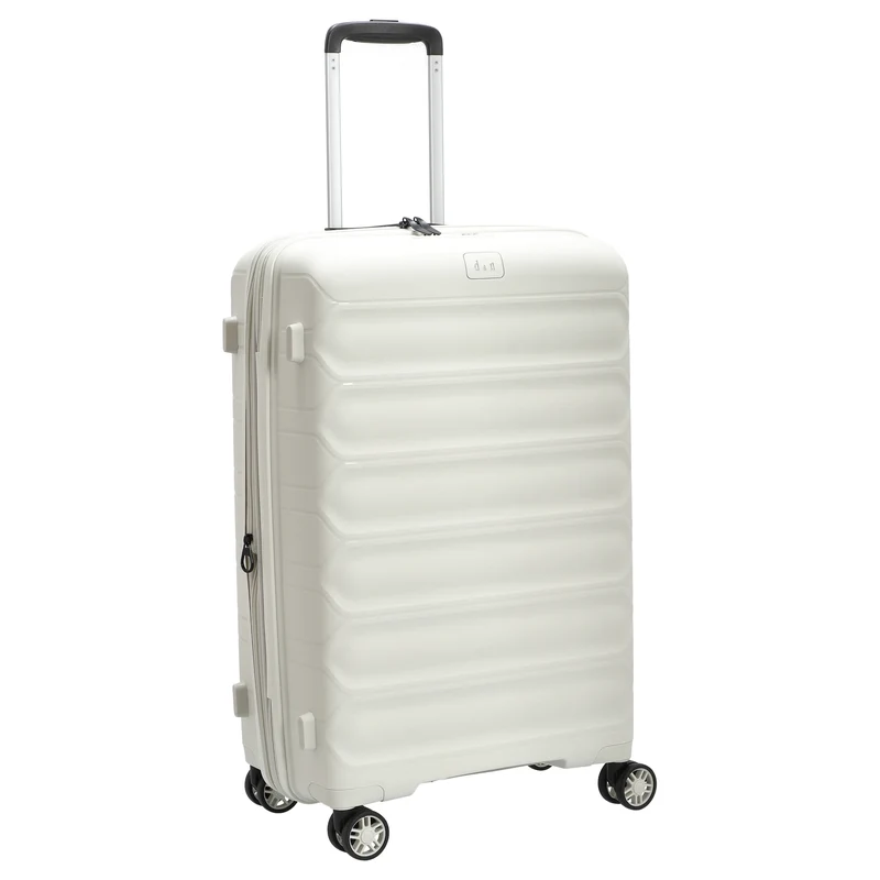 D&N Travel Line 4700+ - 4-Rollen-Trolley M 68 cm erw. (cream white)
