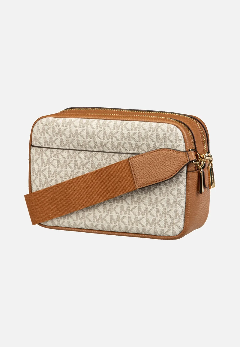Bryant MD Double Zip Chain Cam Vanilla/Acorn - Crossbody Bag