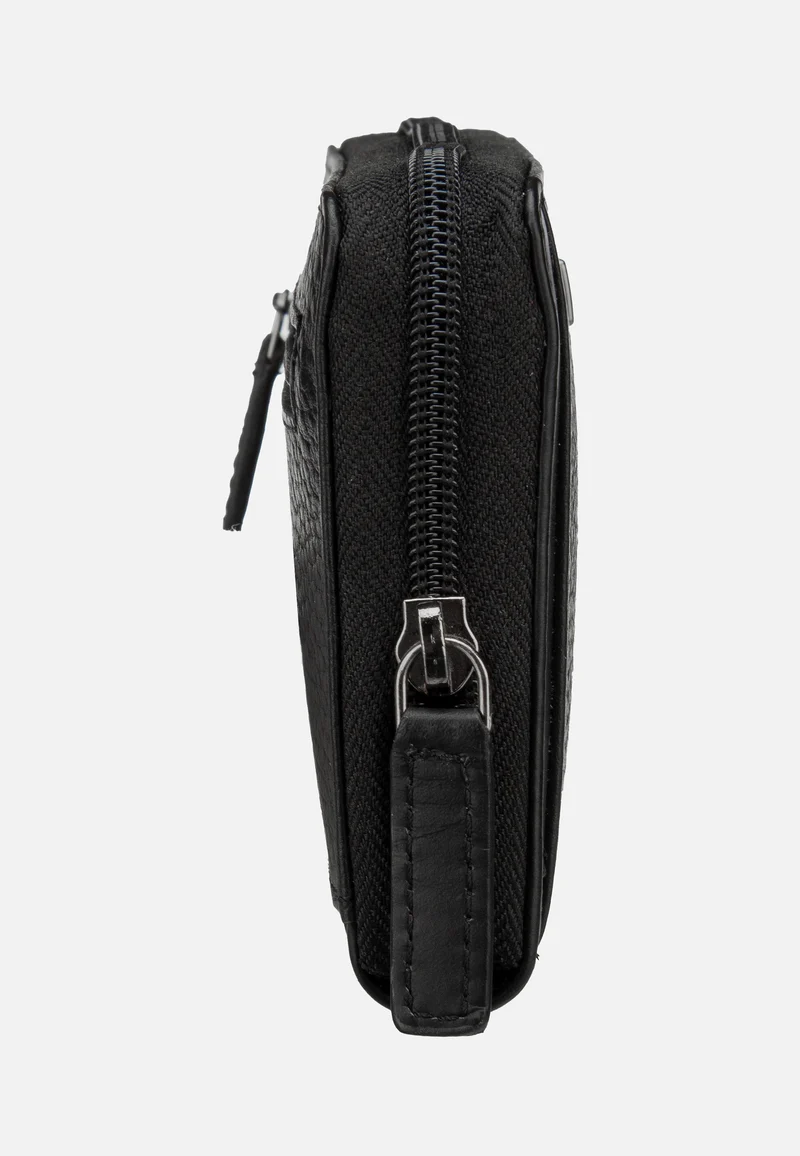 Sina Ladies Long Zip Schwarz - Portemonnaie