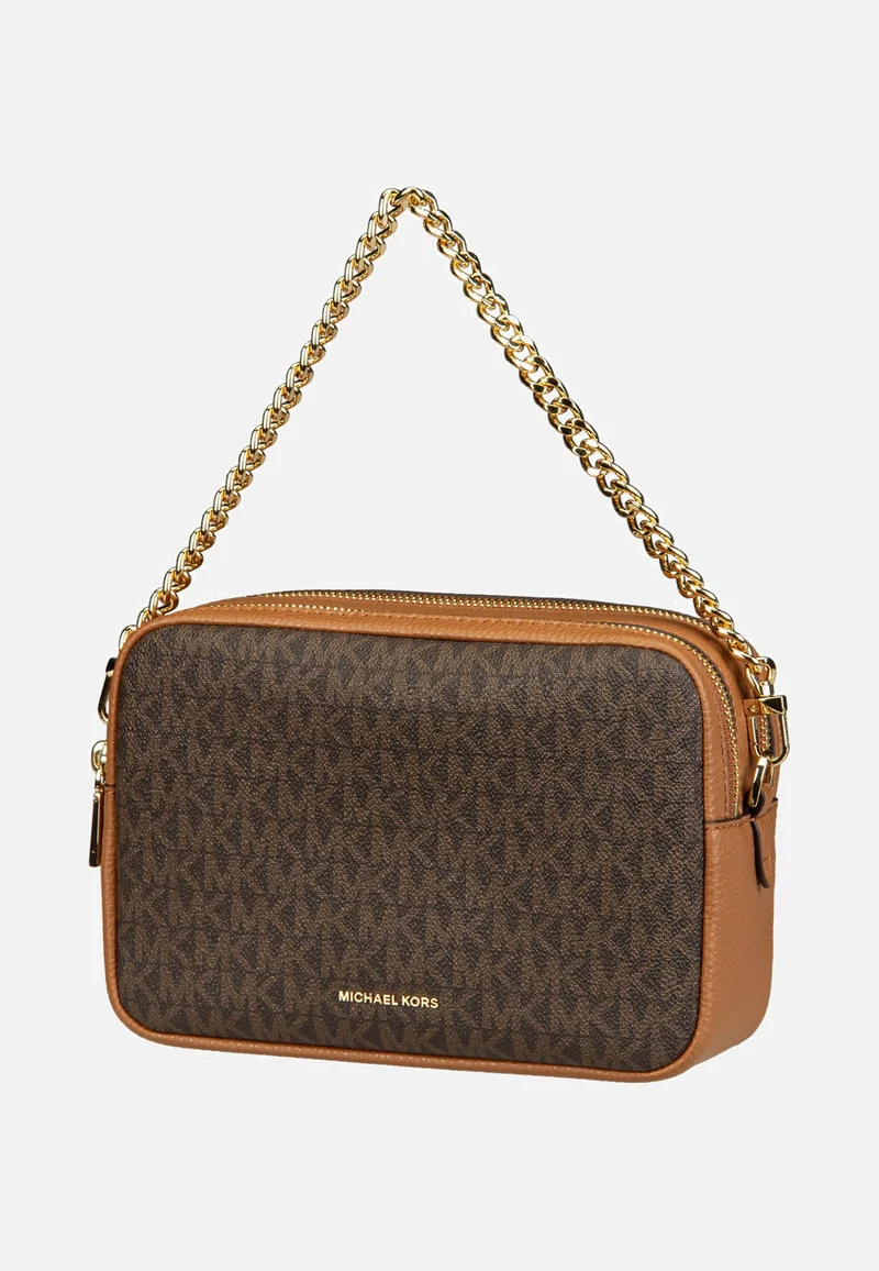 Bryant MD Double Zip Chain Cam Brown/Acorn - Crossbody Bag