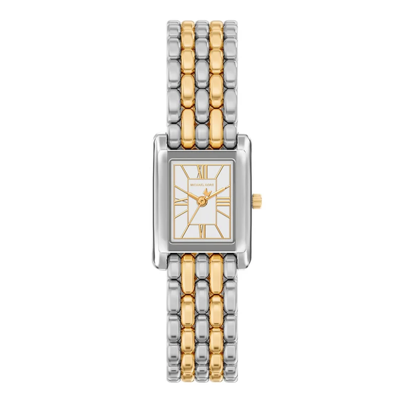 Michael Kors Essex Rectangular White Dial Watch MK4999