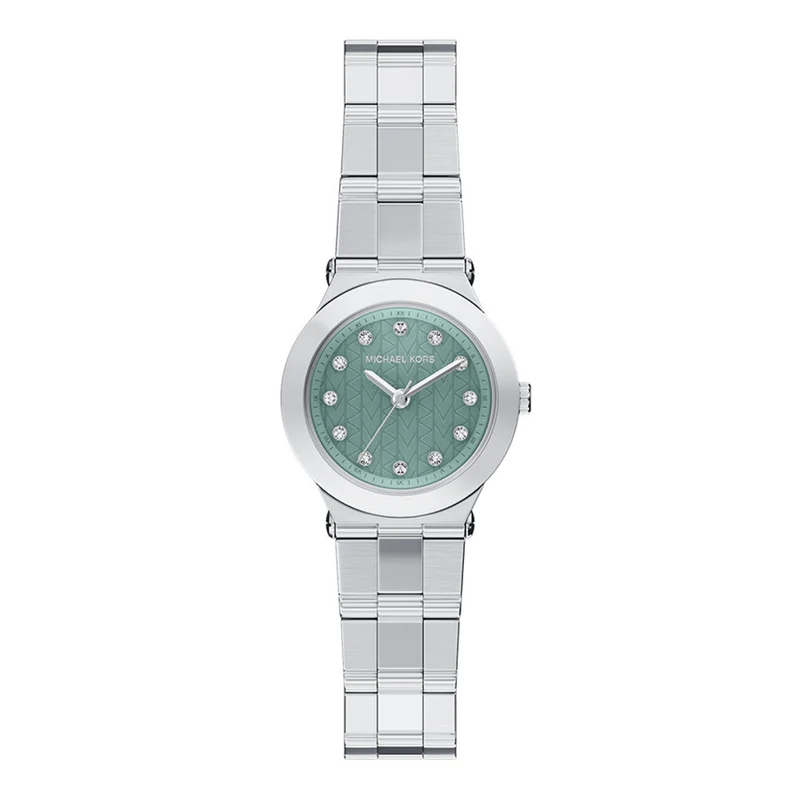 Michael Kors Billie Round Green Dial Watch MK7569
