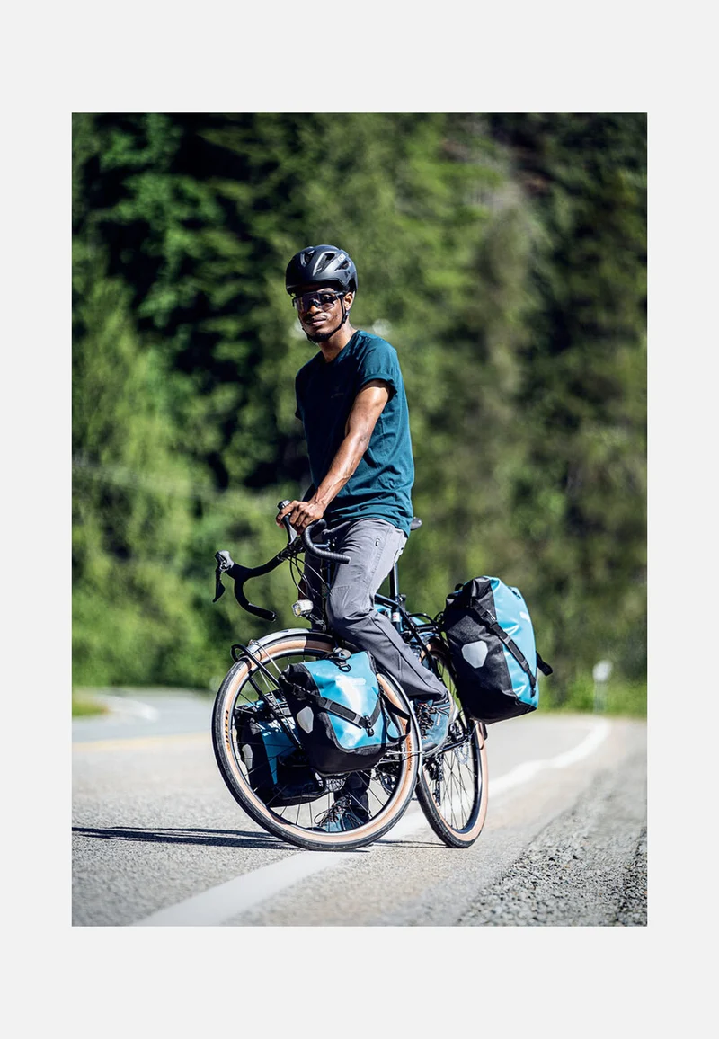 Sport-Roller Petrol Schwarz - Fahrradtasche