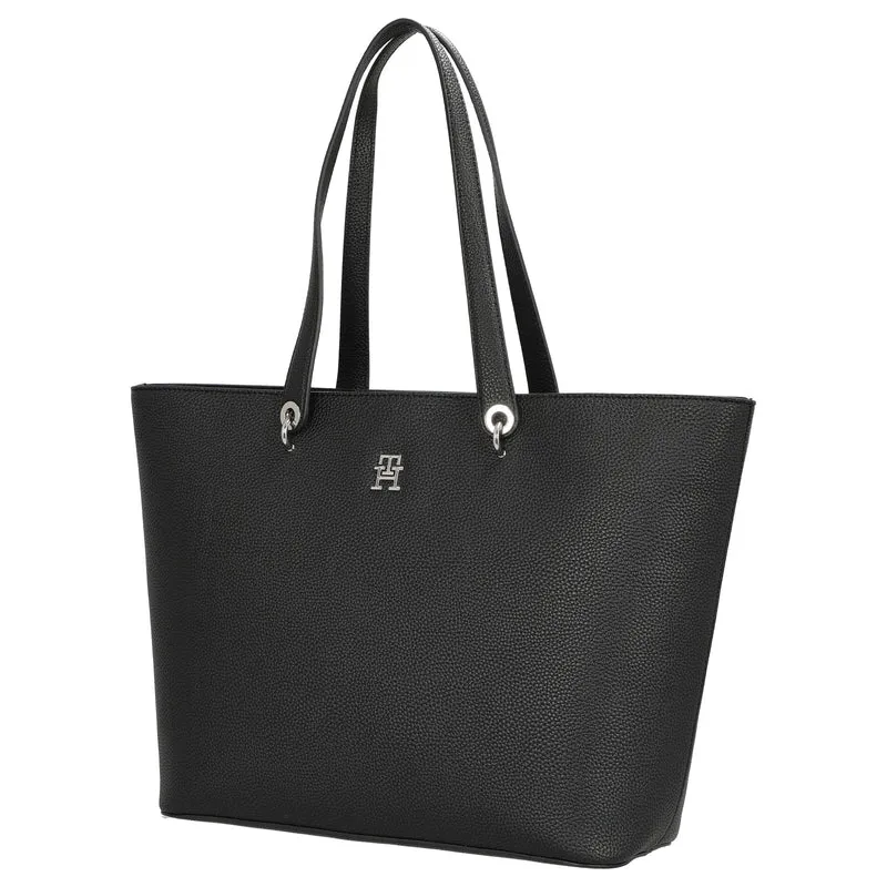 Tommy Hilfiger TH Emblem - Shopper 48 cm (schwarz)