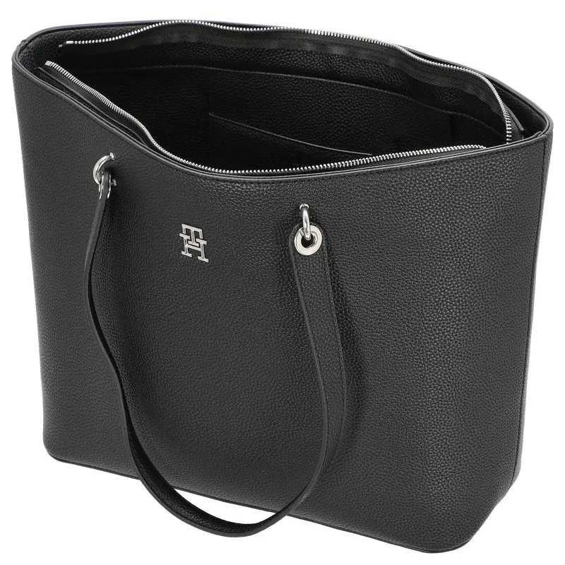 Tommy Hilfiger TH Emblem - Shopper 48 cm (schwarz)