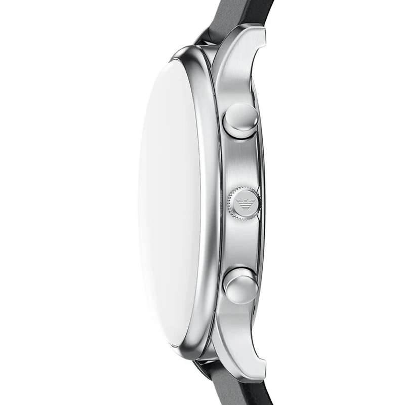 Emporio Armani Round Black Dial Watch AR11774