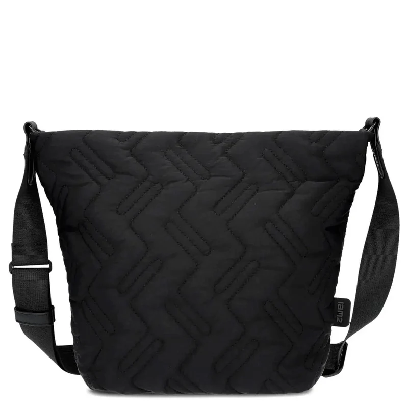zwei Cleo - Umhängetasche 35 cm (black-new)