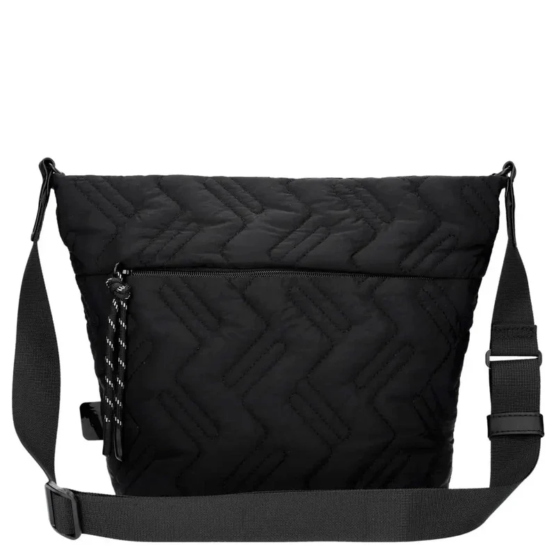 zwei Cleo - Umhängetasche 35 cm (black-new)