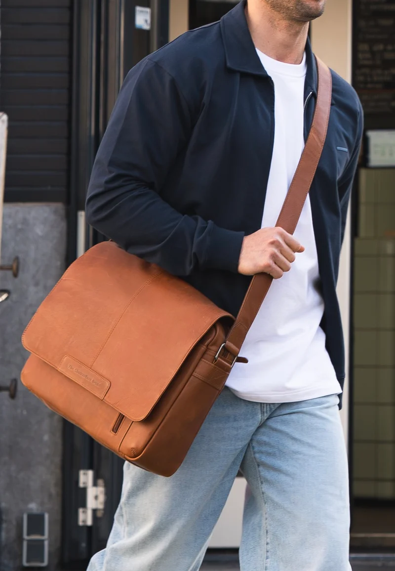 Richard 0552 Cognac - Messenger Bag